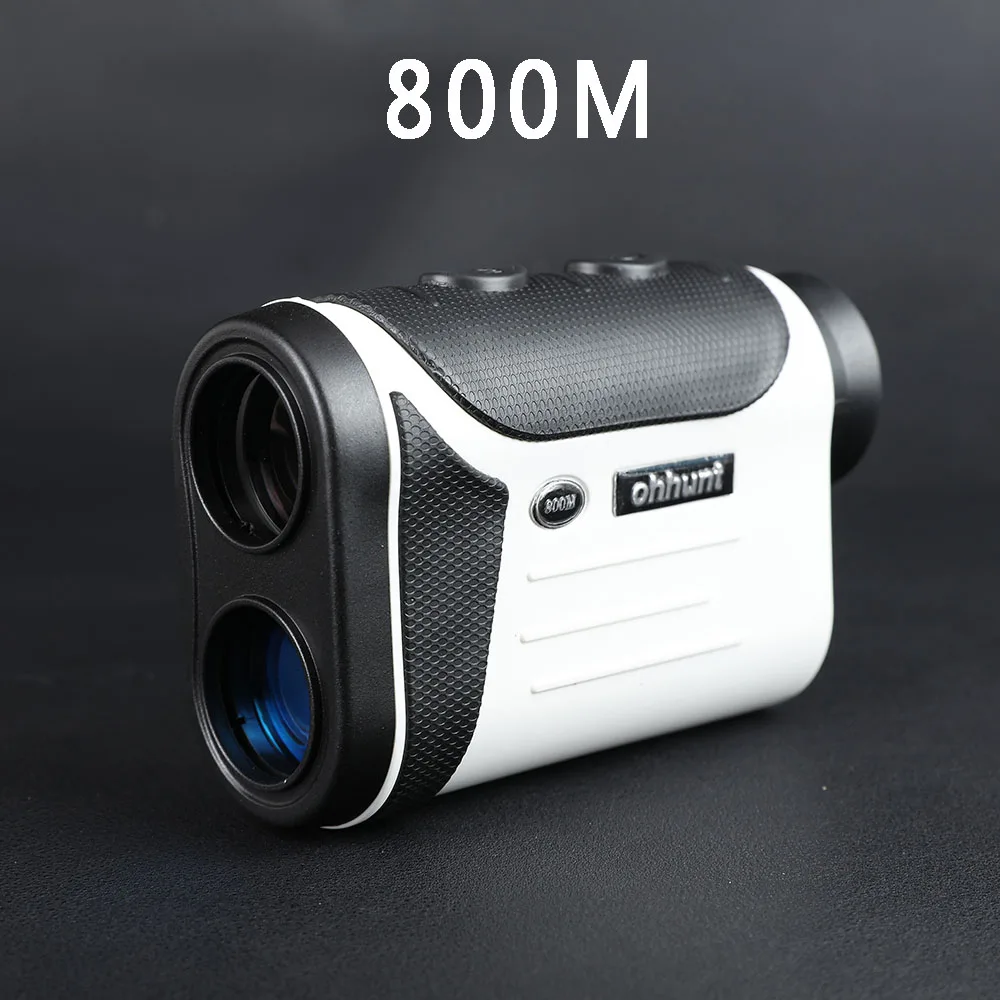 Черный Ohhunt многофункциональные лазерные дальномеры 8X600 м 800 м 1500 м охотничий монокулярный дальномер для гольфа измеритель расстояния для наружного измерения - Цвет: Черный