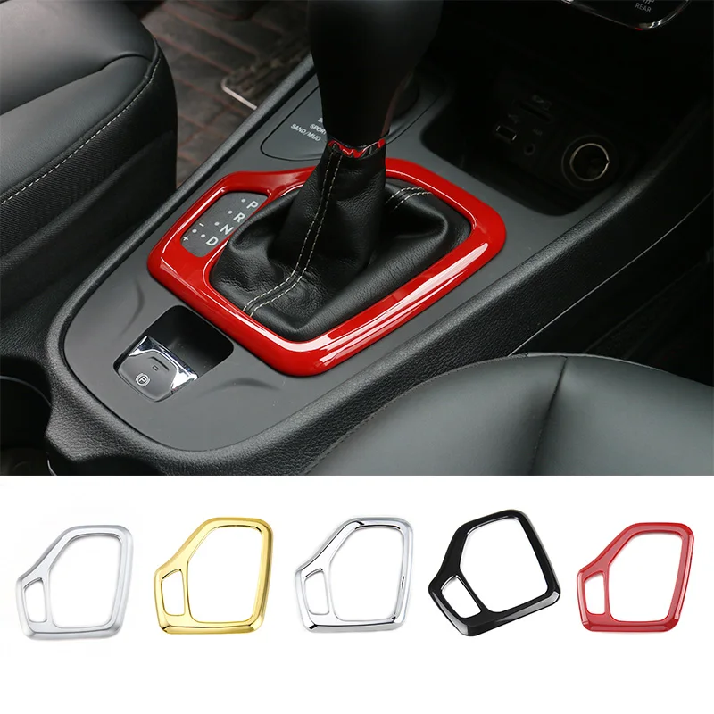 

SHINEKA Car Styling ABS Gear Shift Panel Cover Frame for Jeep Cherokee 14-16 High Quality Car Accessories