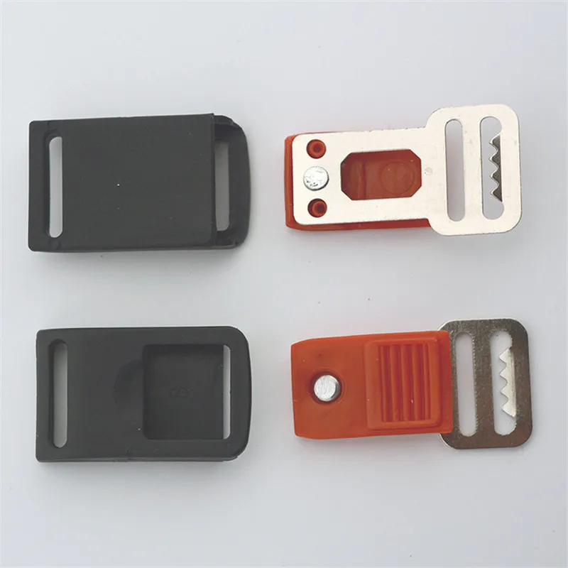 EE поддержка 10 шт. квадратная железная пластиковая защитная Пряжка для шлема