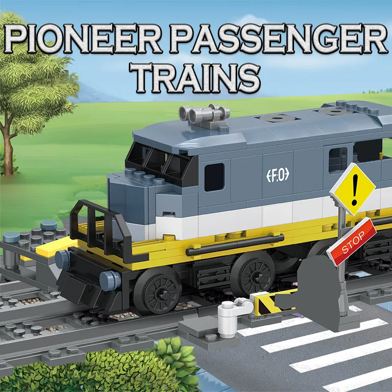 Строительные блоки серии Creator City Trains зимняя игрушка для детей в подарок | Игрушки