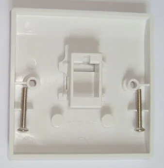 Настенная пластина с 1 портом и гладким углом в британском стиле изогнутая