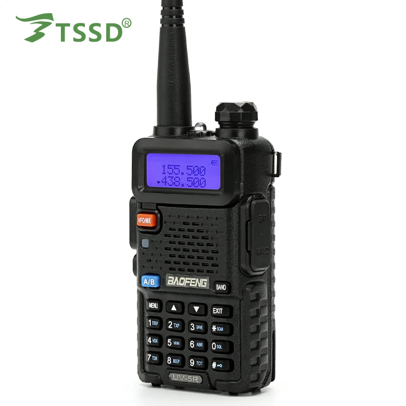 Новинка оригинальный двухдиапазонный радиоприемник Baofeng UV 5R VHF/UHF