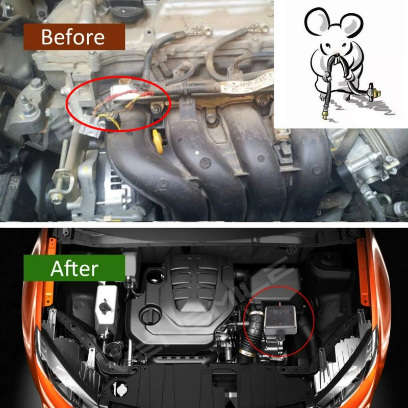 

Ultrasonic High-efficiency Power-saving Electronic Car Mouse Repeller Car Mouse Controller