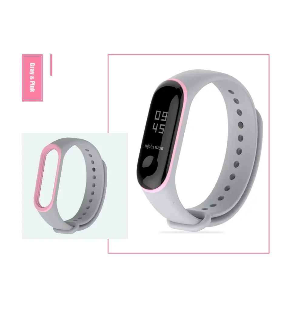 Браслет mi jobs для Xiaomi mi, 3 ремешка, силиконовый ремешок для mi band 4 Correa, умные аксессуары, mi band 3, ремешок, браслет