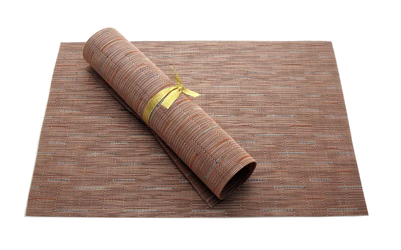 Европейский ПВХ изоляционный коврик столовый стол миски западные Мытые