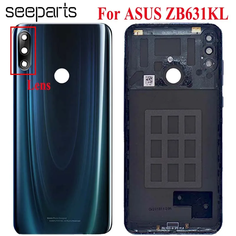 Оригинальная Крышка батарейного отсека задняя крышка корпуса для Asus Zenfone Max Pro (M2)
