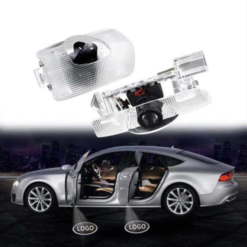 2X светодиодные фары для Toyota логотип светильник Land Cruiser Prado HighLander Camry Avalon Prius Venza 4