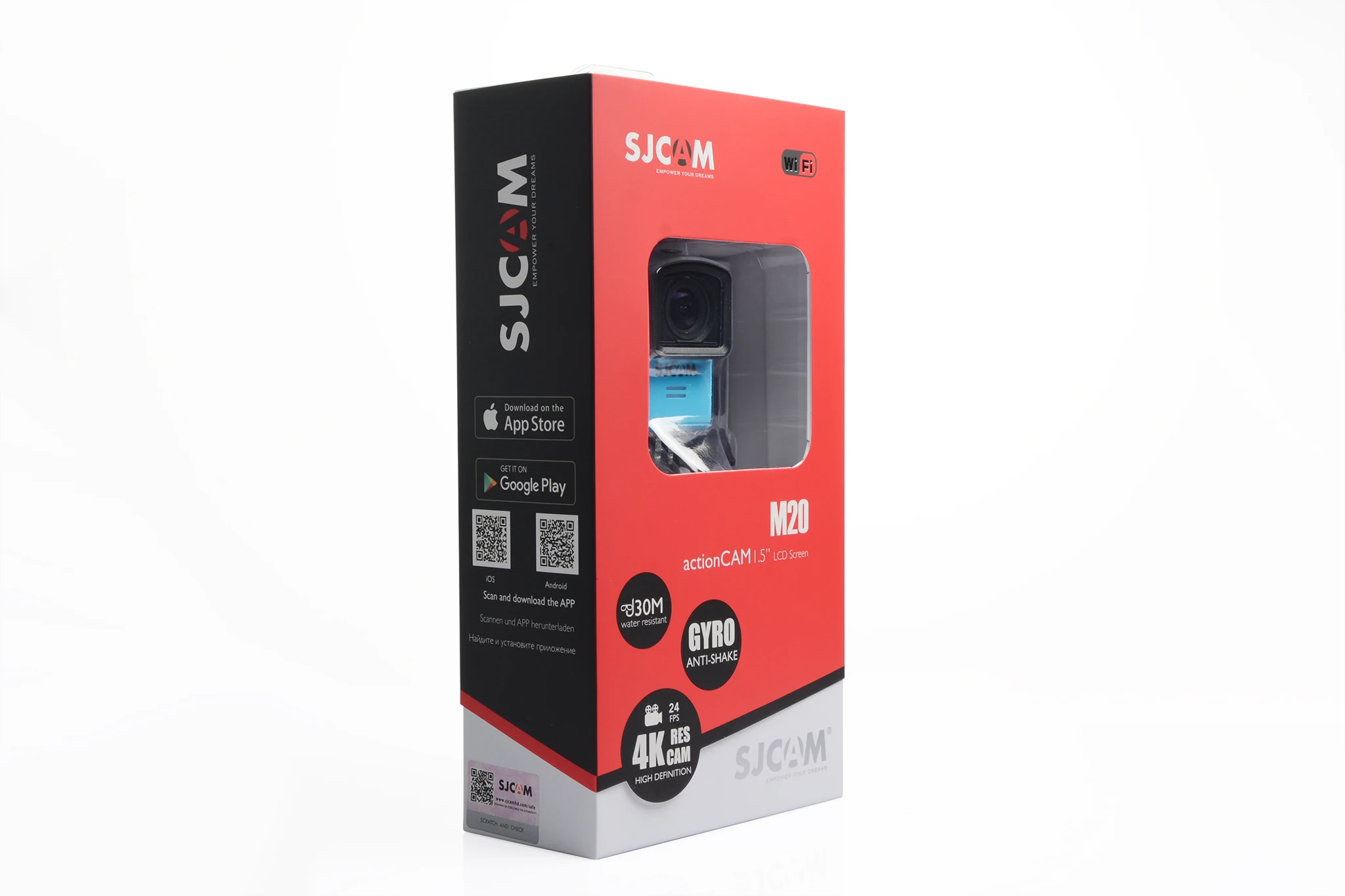 Экшн камера SJCAM M20 Спортивная SJ подводная 4K Wi Fi гироскоп мини видеокамера 2160P HD 16 Мп