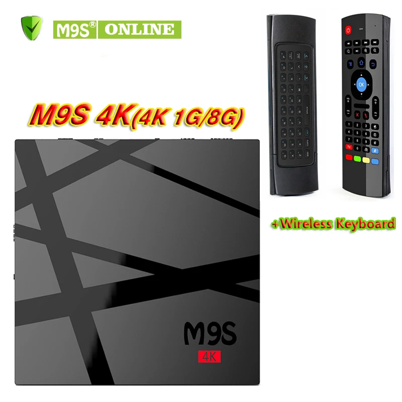 M9S V9 Rockchip RK3229 Quad core Samrt ТВ Box для Android 6 0 1 ГБ 8 KD17.3 2 4 г Wi Fi потоковое коробка MX3