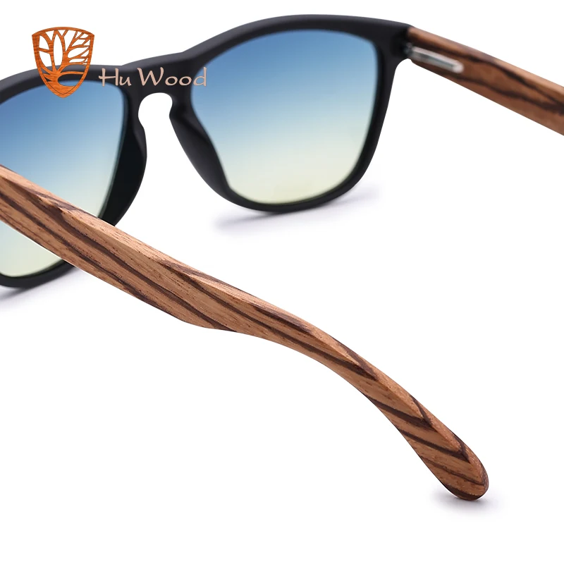 HU WOOD брендовые дизайнерские солнцезащитные очки из натурального бамбука с