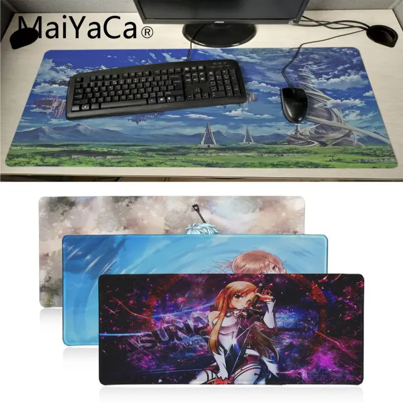 Maiyaca Красивый японский аниме меч искусство онлайн САО игровой коврик для мыши