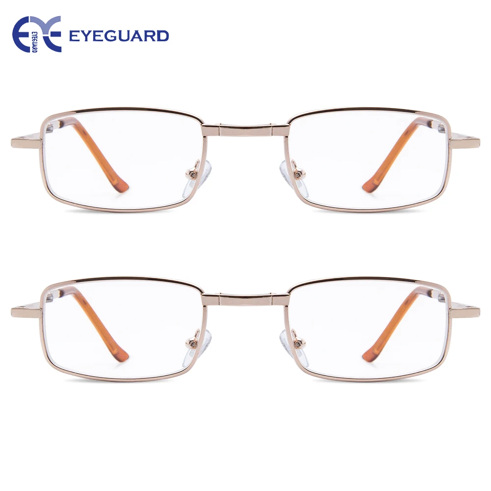 Очки для чтения EYEGUARD металлические складные считыватели классический мини