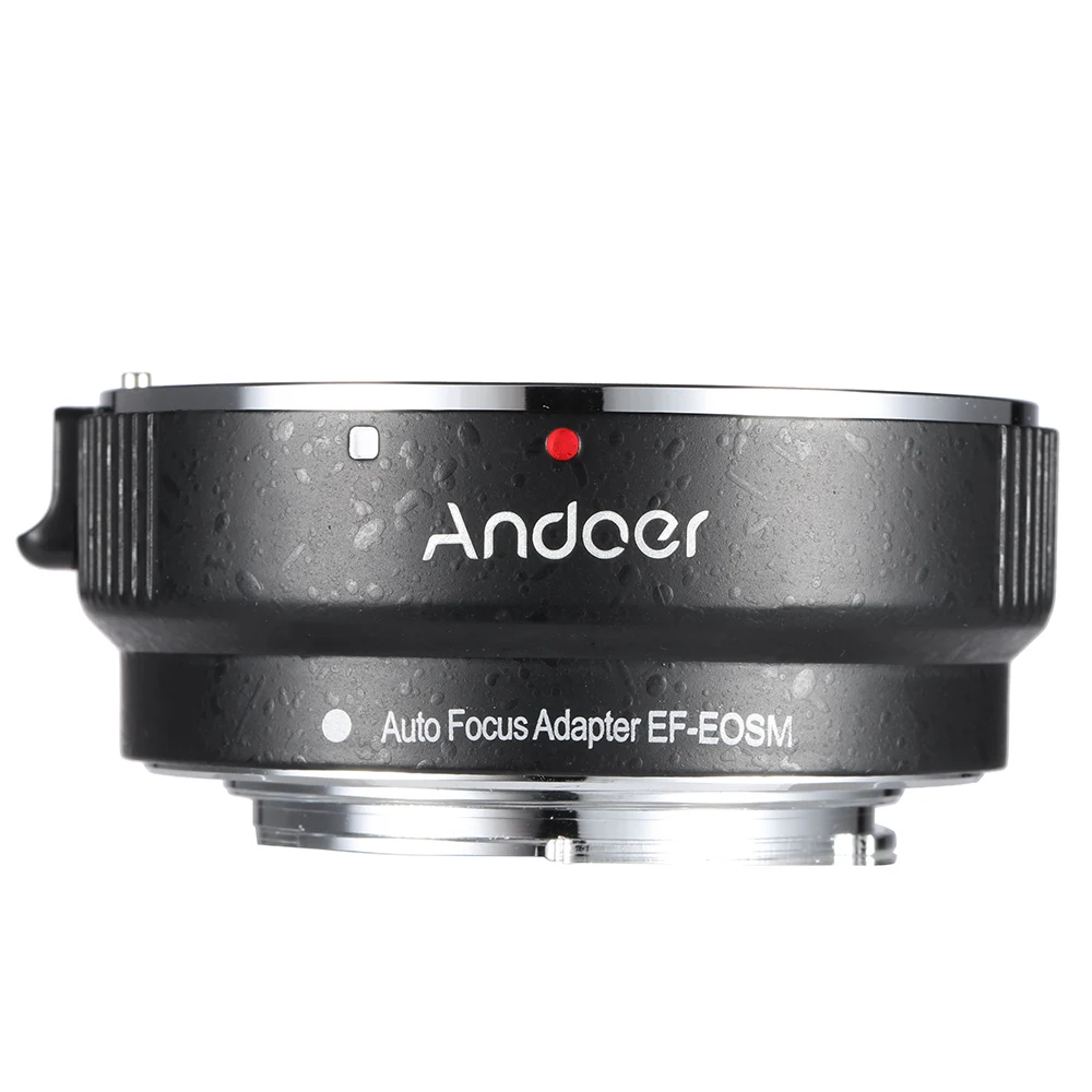 

Кольцо-адаптер для объектива Andoer, кольцо-адаптер для камеры Canon EF/EF-EOSM серии EOS M, 2, 2, M3, M10, поддерживает стабильное изображение