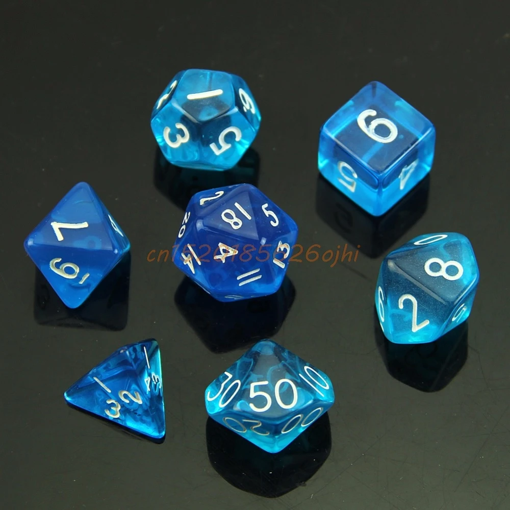 

7 кубика D4 D6 D8 D10 D12 D20 MTG ролевые D & DND поли кубики Настольная игра шахматы