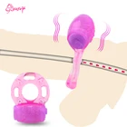 Гибкие презервативы кольцо Силиконовое задержка вибрирующее кольцо Стимулятор клитора постоянная эрекция взрослые секс-игрушки интимные товары для мужчин
