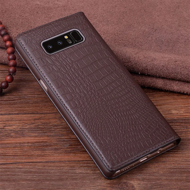 Для Samsung Galaxy Note 8 чехол Пояса из натуральной кожи чехол Мода Бизнес флип чехол телефона Защита сумка для Samsung Note8