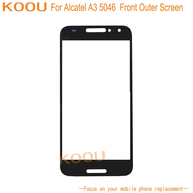 Панель сенсорного экрана для Alcatel A3 5046 5046D 5046X передняя внешняя стеклянная линза