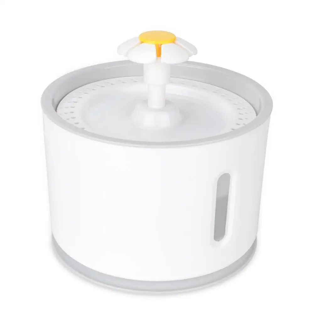 Pet water fountain 2.4L автоматический фонтан для воды для собак, кошек, светодиодный ночной Светильник для домашних животных, диспенсер для питья, фильтр, миска, здоровый Ультра тихий фонтан для домашних животных - Цвет: Pet water fountain