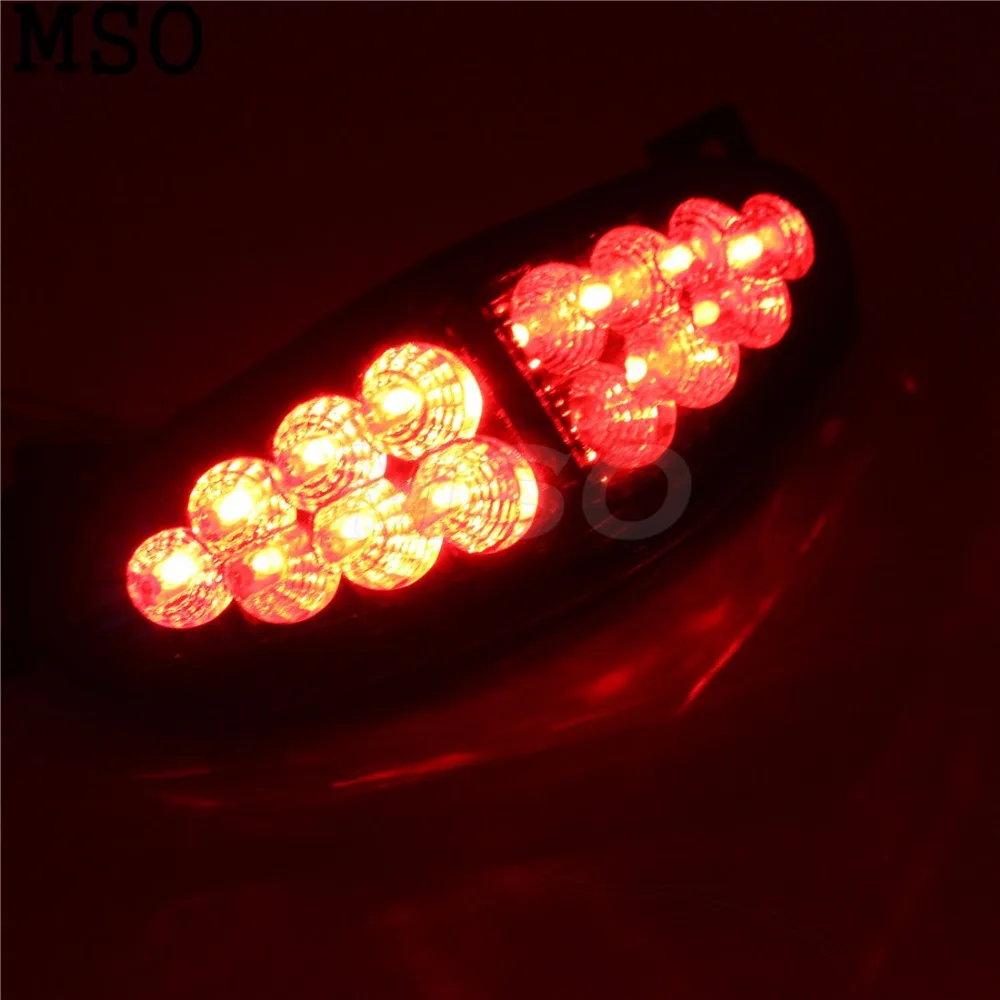 Fit all 166v motorcycle Motorcycle Integrated LED Tail Light Brake Turn signal Blinker For ninja 650r er6n 09-11 |