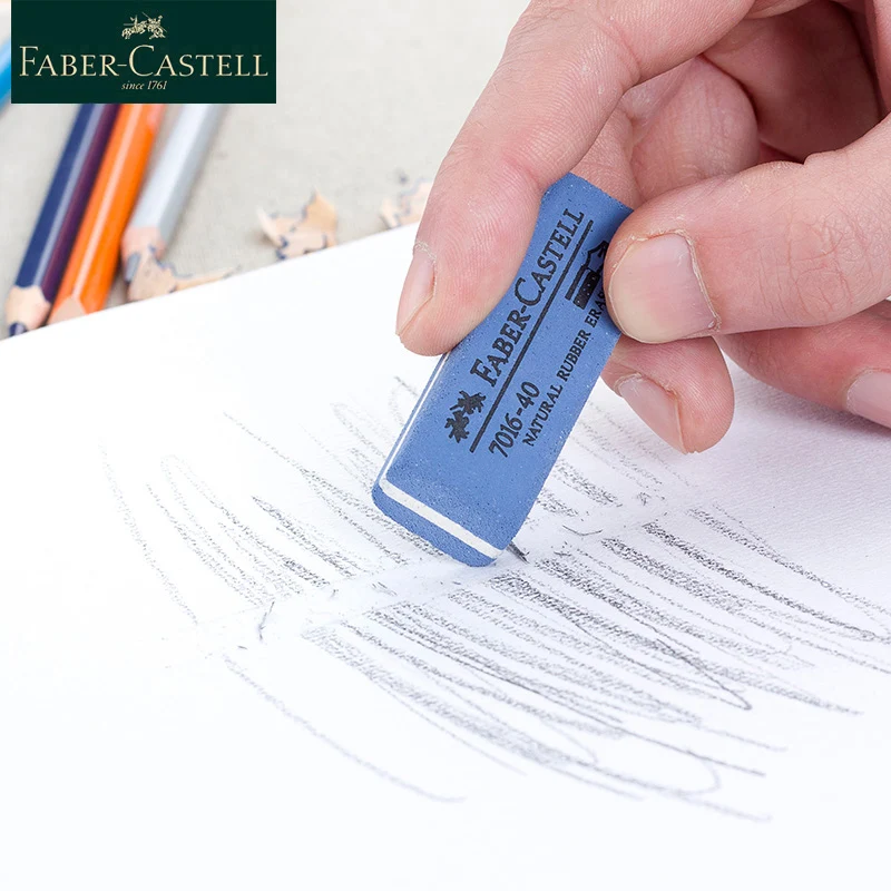 Ластик Faber Castell из натуральной резины 1 шт. милый ластик castell 7016 ручка для школьных