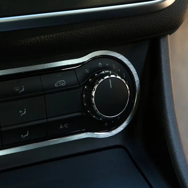 Алюминиевый сплав автомобильная панель кондиционера Накладка для Mercedes Benz CLA 200 220