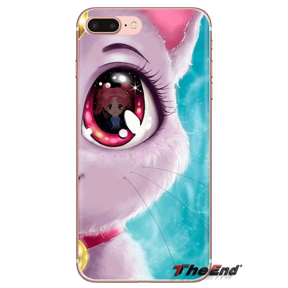 Милый Сейлор Мун Луна кошки для LG G3 G4 Mini G5 G6 G7 Q6 Q7 Q8 Q9 V10 V20 V30 X Power 2 3 K10 K4 K8 2017 мягкий