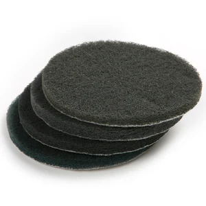 6 шт., круглый 5-дюймовый чистящий коврик, диаметр 125 мм, промышленный чистящий коврик, сверхмощный полировальный коврик 1500 #, чистящий инструмент