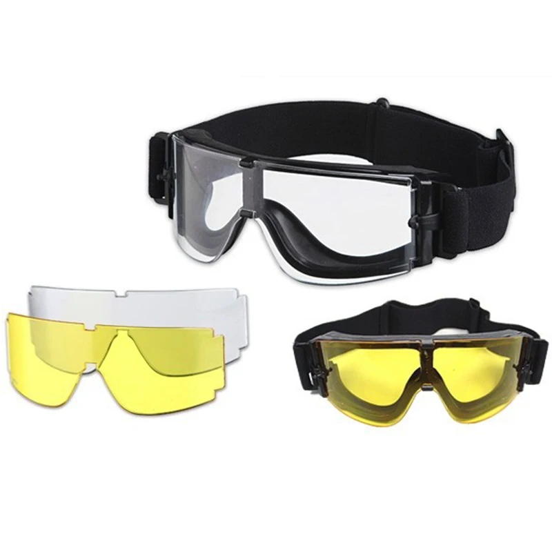 

Military Goggles Tactical Glasses USMC Airsoft X800 Sunglasses Eye Glasses Goggles Motor Eyewear Cycling Riding Eye Protection
