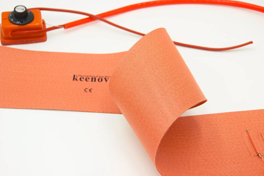 Силиконовое тепловое одеяло Keenovo 6 дюймов X 36 650 Вт 220 В гитарное с боковым изгибом и