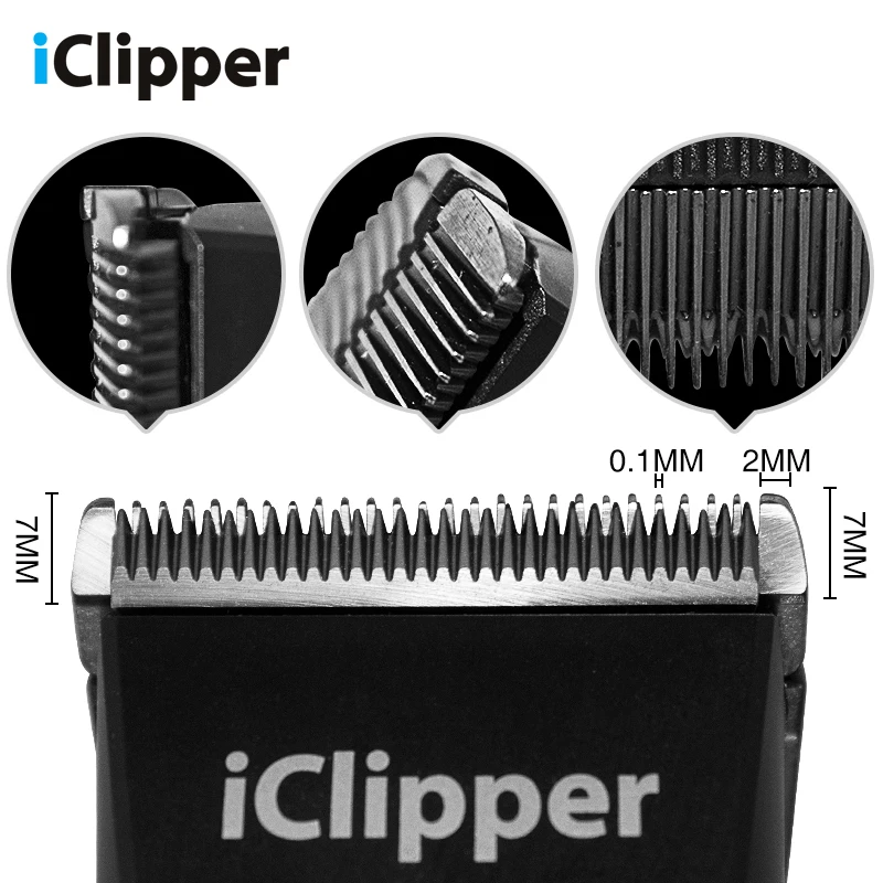 Iclipper волос триммер A10 машинка для стрижки Перезаряжаемые 2000 mAh вырезать