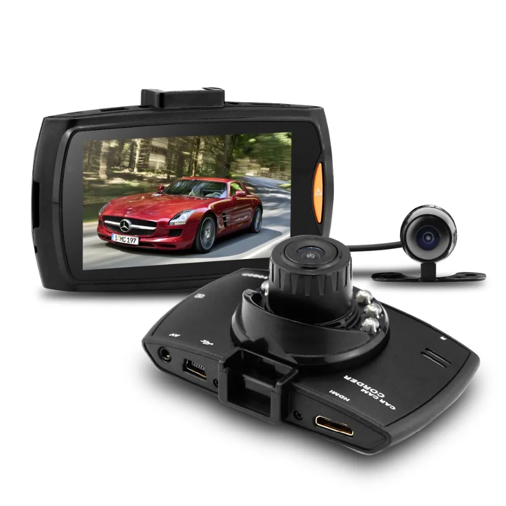 Автомобильная видеорегистратор 2 7 &quotAllwinner A10 двойной объектив Full HD 1080P