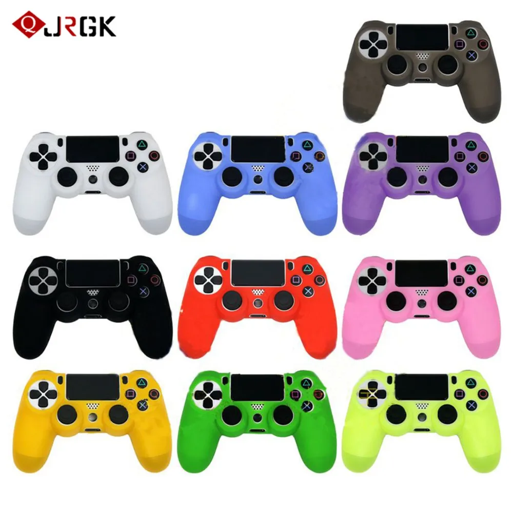 Силиконовый чехол JRGK для PS4/тонкий контроллер Гибкий аксессуар гелевый резиновый