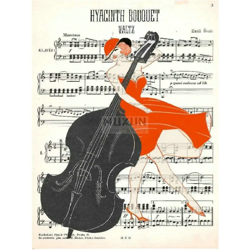 Алмазная вышивка Скрипка красивая квадратная 5D картина для творчества Набор