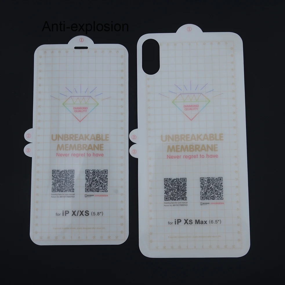 Гидрогелевая пленка для iPhone X XR XS Max 7 8 6 6S Plus 10 комплектов|Защитные стёкла и плёнки