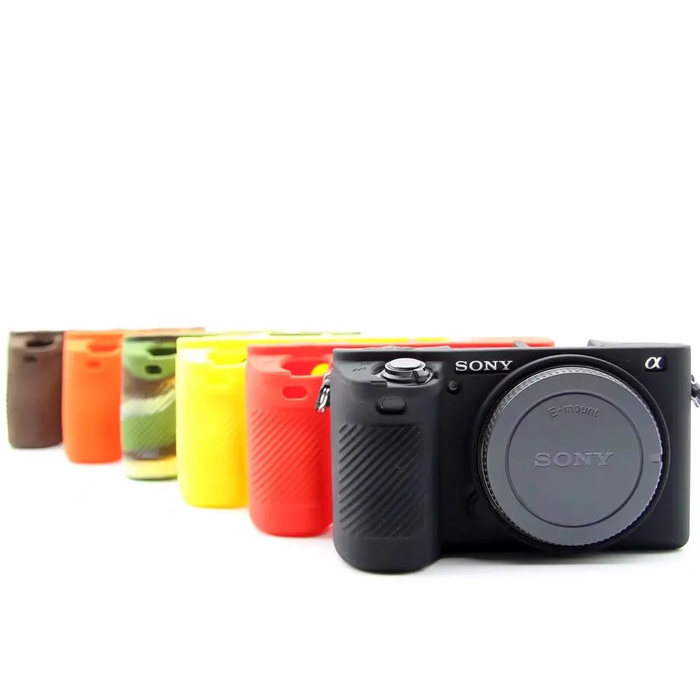 Хороший защитный чехол для sony A6500 мягкая силиконовая резиновая сумка для камеры для sony Alpha a6500 с батарейным отсеком
