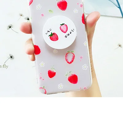 Чехол для Xiaomi Redmi 6a 6, чехол для Xiaomi Redmi note 5 mi 8 lite mi a2 lite 4x 4a 5a Redmi 5 plus mi 6 a1, чехол с подставкой и держателем - Цвет: Розово-красный