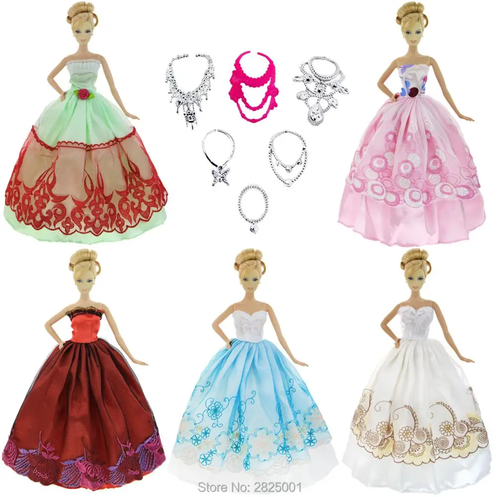 Случайный выбор из 11 предметов = 5 раз платье для свадебной вечеринки смешанного