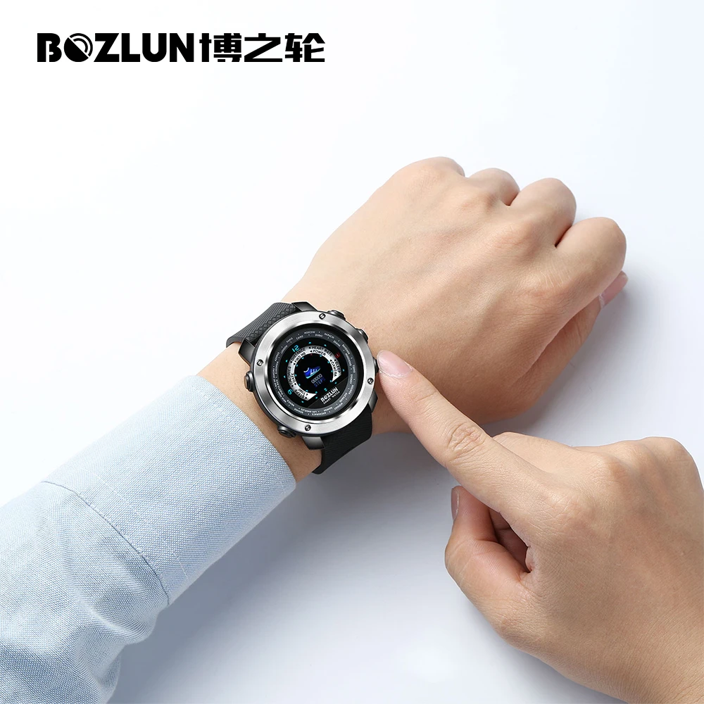 Smart watch мужчин relogio цифровые часы монитор сердечного ритма здоровья привело