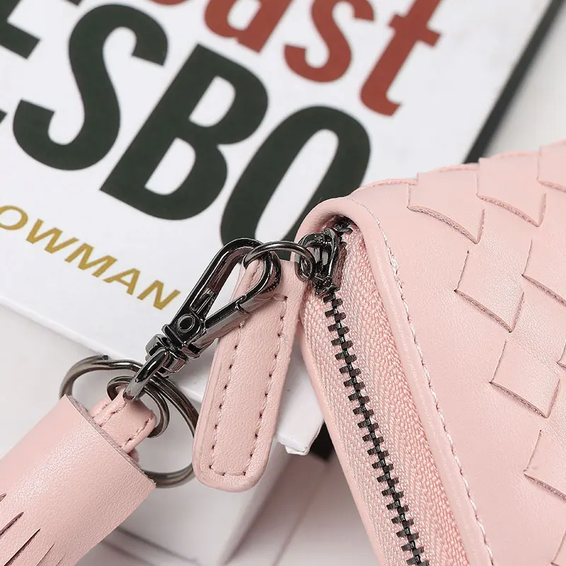 Suivea бренд Для женщин Женские Кошельки ткань Вязание Craft свежий кисточкой Дизайн