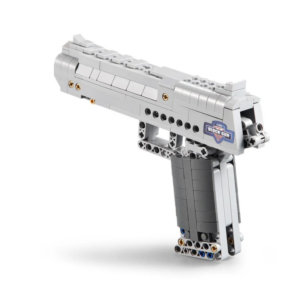 Современная Военная имитация мировой войны Desert Eagle строительный блок пистолет с