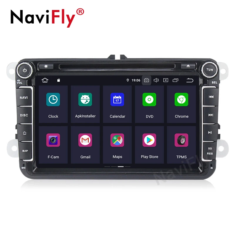 Бесплатная доставка! 8 &quotAndroid 9 0 IPS DSP автомобильный dvd плеер GPS Navi для VW/Golf 5
