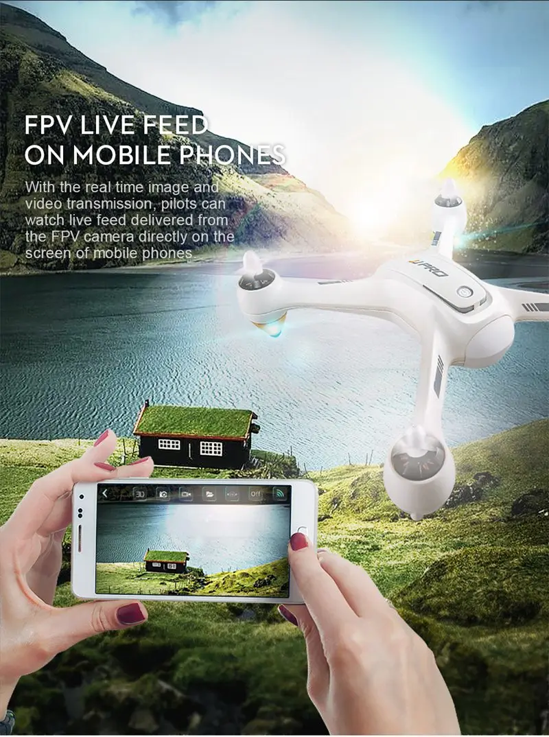 JJPRO X3 Летающая камера gps Радиоуправляемый Дрон дальний бесщеточный RTF Wi-Fi FPV 1080P Full HD Режим Внутренний Высота удерживающий светильник Радиоуправляемый квадрокоптер