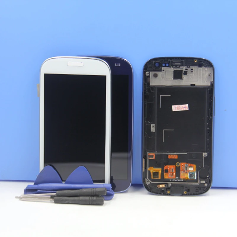 ЖК-дисплей для Samsung Galaxy SIII S3 i9300 кодирующий преобразователь сенсорного экрана в
