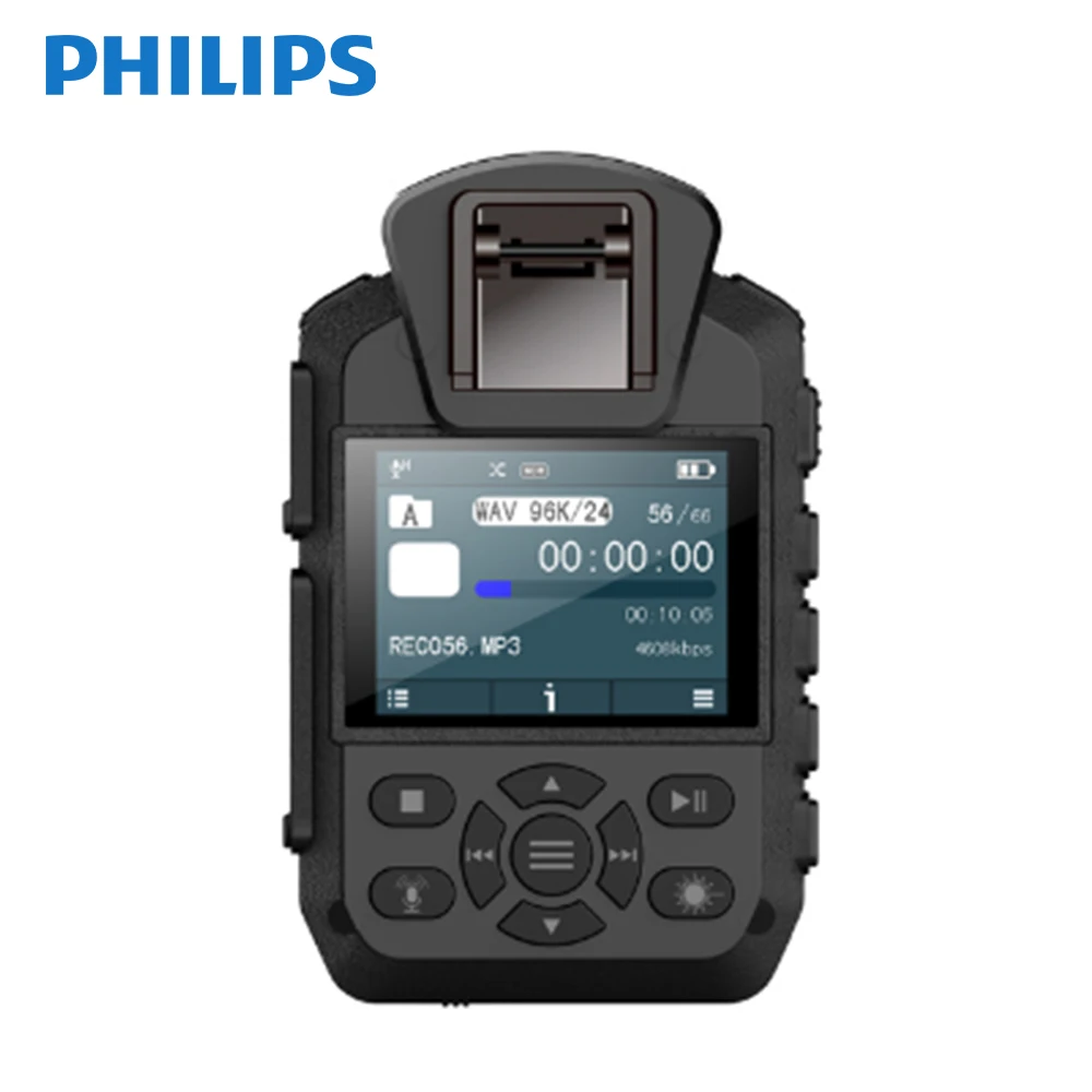 Полицейская камера Philips HD с функцией ночного видения IP68|Цифровые диктофоны| |
