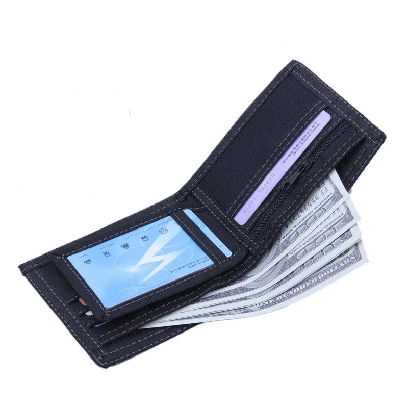 Для мужчин женщин бумажник мешок денег мальчиков двойные холст монета сумка ID