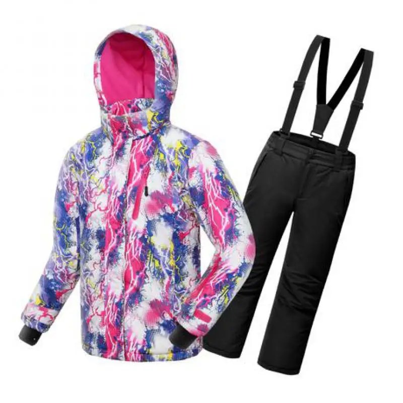 В 2019 году зимний высококлассный утепленный водонепроницаемый лыжный костюм Дети