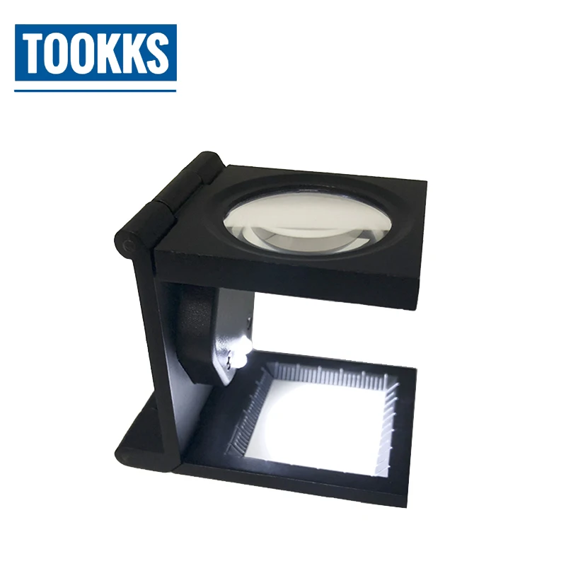 Portable 20X LED Illuminating Magnifier Aluminum Body Desk Table Magnifying Glass With Light For Phone Repair | Инструменты
