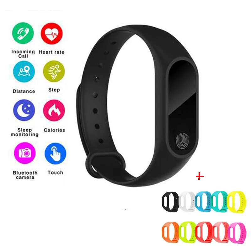 Умный Браслет M2 фитнес браслет монитор сердечного ритма Bluetooth M 2 умный