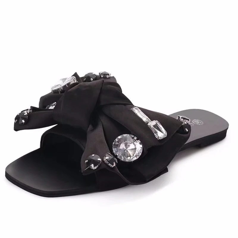 HEE GRAND/блестящие летние сандалии гладиаторы пляжная обувь на плоской подошве с