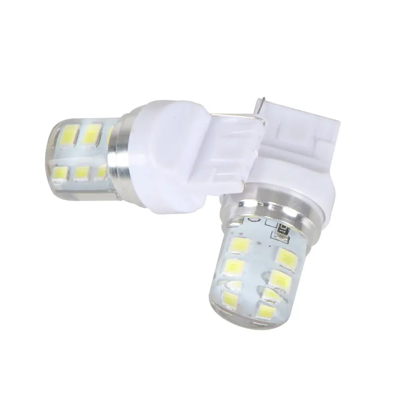 Оптовая продажа 7440 2835 12SMD автомобильный canbus светодиодный силикагелевый задний